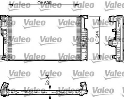 735493 VALEO  Радиатор