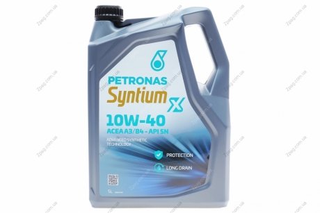 70984M12EU petronas Олива моторна SYNTIUM X 10W-40 A3/B4 (5L)